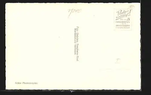 AK Grän in Tirol, Wintersprtplatz mit Aggenstein