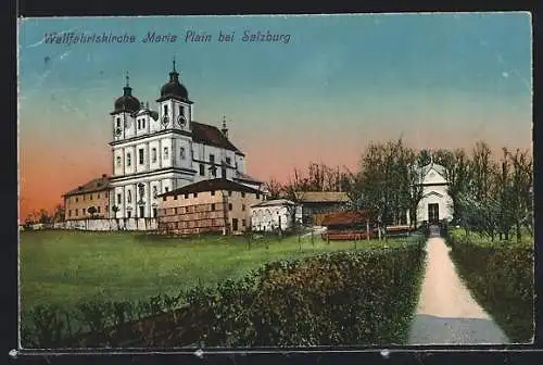 AK Salzburg, Wallfahrtskirche Maria Plain