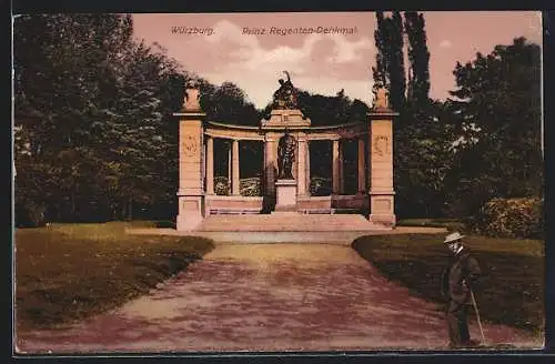 AK Würzburg, Prinz Regenten-Denkmal