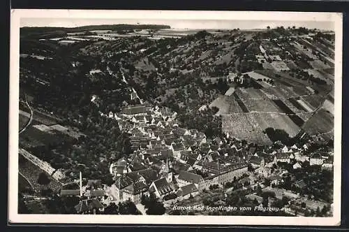 AK Bad Ingelfingen, Gesamtansicht vom Flugzeug aus