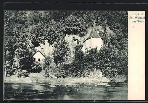 AK St. Wendel am Stein, Partie an der Kapelle