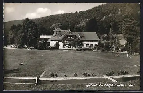 AK Hardheim /Nordbaden, Gasthaus und Pension Zur Wohlfahrtsmühle