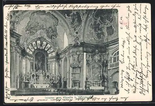 AK Würzburg, Innenansicht vom Käppele