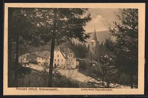 AK Marxzell (Nördl. Schwarzwald), Luftkurhotel Marxzellermühle