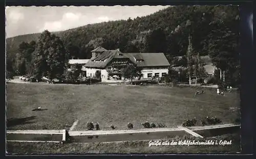 AK Hardheim /Nordbaden, Gasthaus und Pension Zur Wohlfahrtsmühle