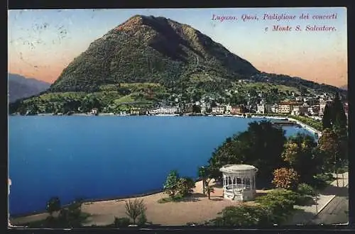AK Lugano, Quai, Padiglione dei concerti e Monte S. Salvatore