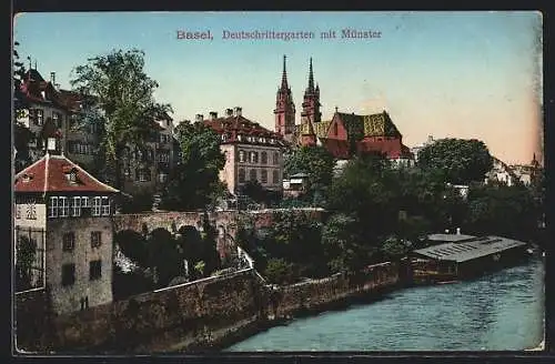 AK Basel, Deutschrittergarten mit Münster