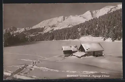 AK Montana-Vermala, Paysage d`Hiver