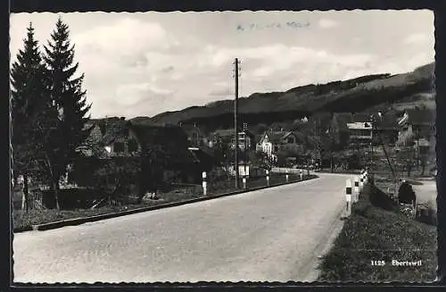 AK Ebertswil, Strasse in den Ort