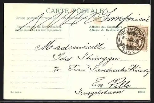 AK Basel, Wettsteinbrücke & Münster