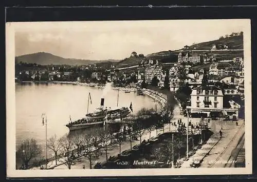 AK Montreux, La Rouvenaz et dèbarcadère