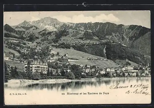 AK Montreux, Montreux et les Rochers de Naye