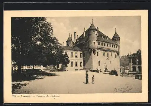 AK Lausanne, Terrasse du Château