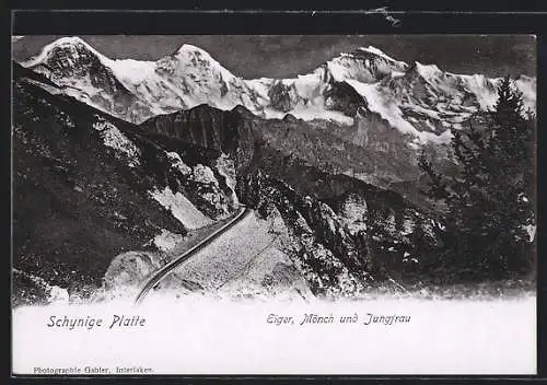 AK Schynige Platte, Eiger, Mönch und Jungfrau