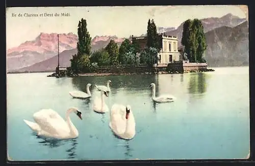 AK Clarens, Ile de Clarens et Dent du Midi