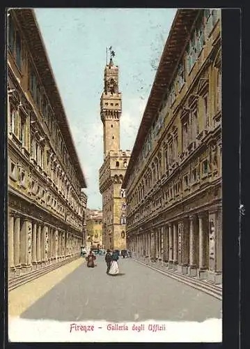 Lithographie Firenze, Galleria degli Uffizi