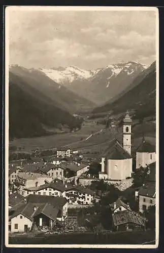 AK Gossensass, Teilansicht mit Pflerscher und Tribulaun