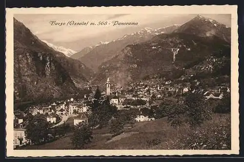 AK Varzo /Ossola, Panorama von einem Berg aus