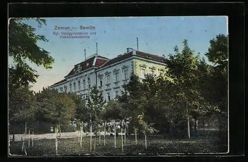 AK Zemun-Semlin, Kgl. Realgymnasium & Handelakademie
