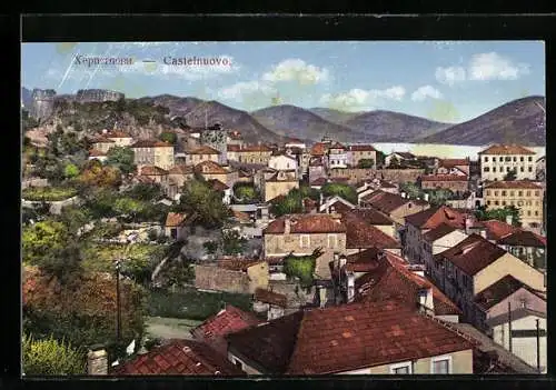 AK Castelnuovo, Teilansicht der Stadt