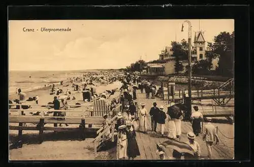 AK Cranz, Uferpromenade