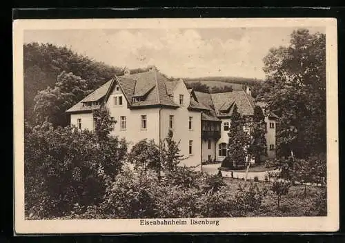 AK Ilsenburg, Blick auf das Eisenbahnheim