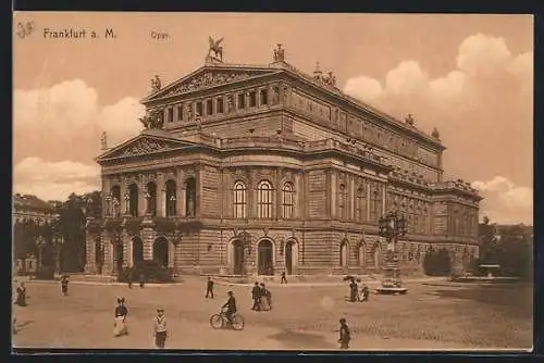 AK Frankfurt, Blick auf Oper