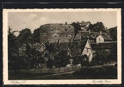 AK Friedberg / Hessen, Der dicke Turm