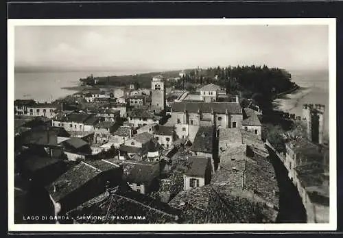 AK Sirmione, Panorama mit Gardasee