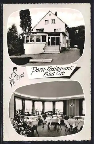 AK Bad Orb, Das Park-Restaurant von A. u. H. Wehner, Bennweg