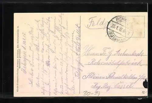 AK Ein Telegraphen-Bataillon mit Ausrüstung