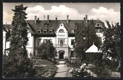 AK Obernzenn, Frontalansicht des Marienheims