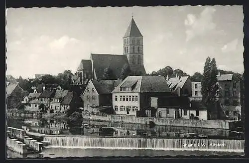 AK Rheine i. W., Die Altstadt mit der Kirche
