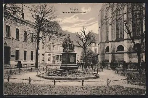 AK Kempen, Partie am Thomas-Denkmal
