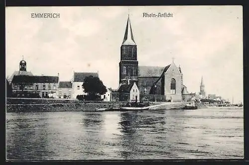 AK Emmerich, Die Kirche am Rhein