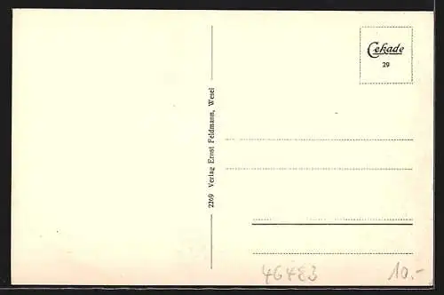 AK Wesel, die Erschiessung der 11 Schill`schen Offiziere 1809, Befreiungskriege