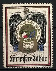 Reklamemarke Chemnitz, Deutschnationaler Männer-Gesang-Verein, Für unsere Fahne