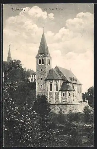 AK Steinberg / Ofr., Die neue Kirche