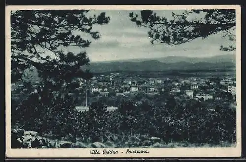 AK Trieste, Villa Opicina, Panorama