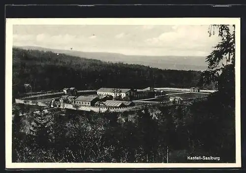 AK Saalburg / Bad Homburg, Blick auf das Kastell