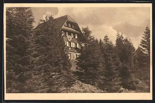 AK Sand / Bühl, Naturfreundehaus Badener Höh, Aussenansicht