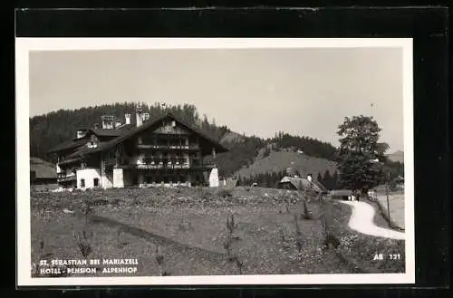AK St. Sebastian bei Mariazell, Hotel Pension Alpenhof