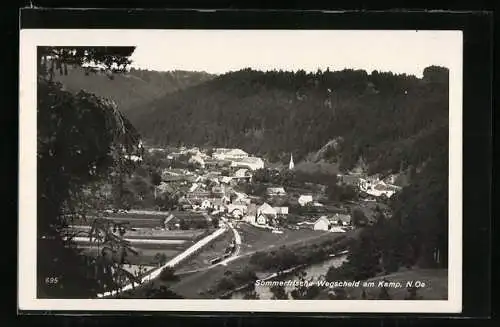 AK Pölla /N.-Oe., Wegscheid am Kamp, Ortsansicht