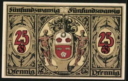 Notgeld Kronach 1921, 25 Pfennig, Das Rathaus