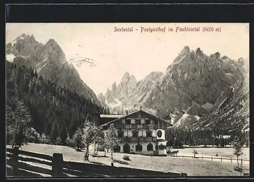 AK Sexten, Postgasthof Fischleintal