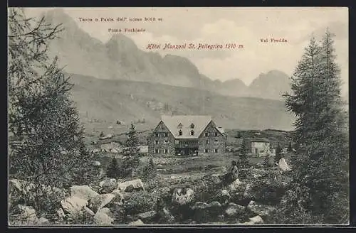 AK Moena, Passo San Pellegrino, Hotel Monzoni