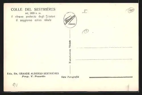 AK Sestriere, Colle del Sestrières, Grande Albergo Sestrières