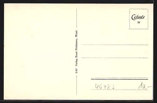 AK Wesel / Rhein, Verkündung des Todesurteils an die 11 Schill`schen Offiziere, 1809