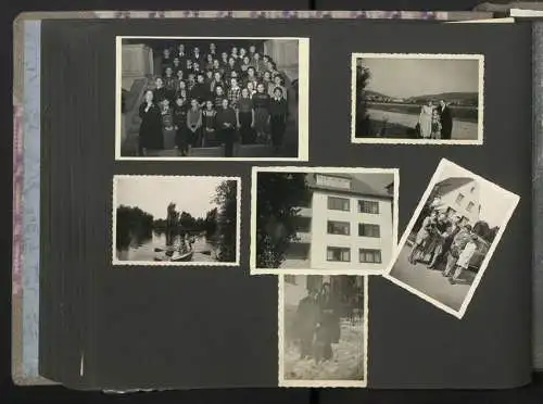 Fotoalbum mit 200 Fotografien, Mutterglück, Familie Bosse (1942-1958), Kinderfotos, Kinderwagen, Soldat in Uniform