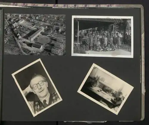 Fotoalbum mit 200 Fotografien, Mutterglück, Familie Bosse (1942-1958), Kinderfotos, Kinderwagen, Soldat in Uniform